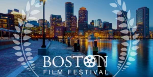 Audience attending film screening at Boston Film Festival
